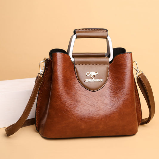 Bolso Tote de Cuero Suave Premium con Gran Capacidad para Mujer