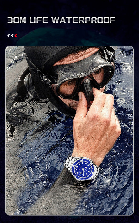 Reloj de Cuadrante Grande para Hombre - Estilo Empresarial con Movimiento de Cuarzo - Image 12