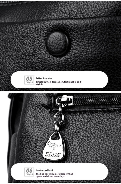 Bolso de Cuero Suave para Mamá - Diseño Minimalista y Versátil - Image 16