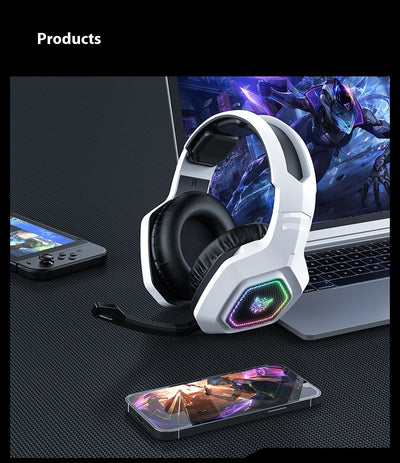 Auriculares Gaming Inalámbricos Bluetooth con RGB Luminoso - Image 16