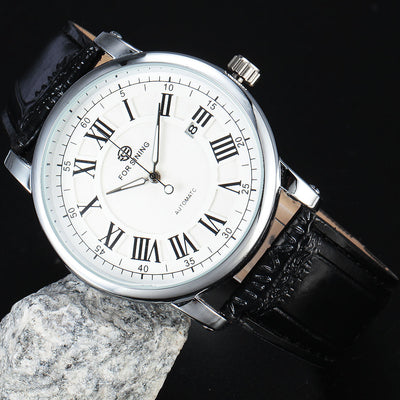 Reloj Mecánico Hueco Casual Europeo Americano para Hombre - Image 2