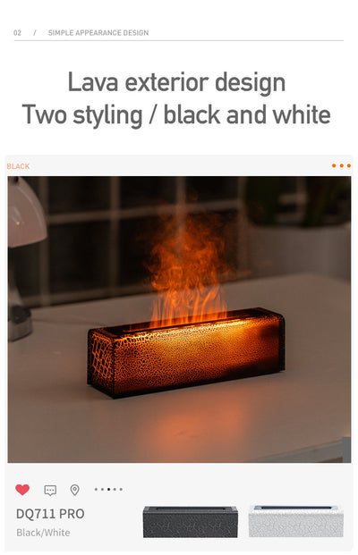 Difusor de Aroma con Llama Colorida y Humidificador de Ambiente - Image 18