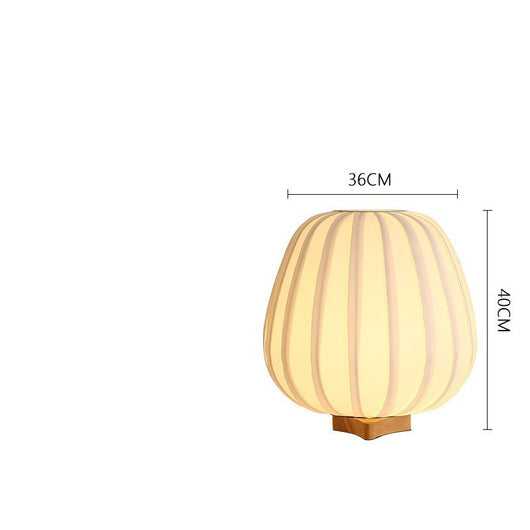Lámpara de Mesa de Madera Estilo Japonés - Luz Cálida para Dormitorio y Estudio - Image 3