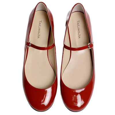 Zapatos de Tacón Bajo con Correa al Tobillo para Mujer - Image 6
