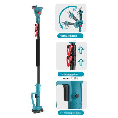 Motosierra Eléctrica Recargable de Batería Litio para Jardín - Image 3