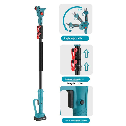 Motosierra Eléctrica Recargable de Batería Litio para Jardín - Image 3