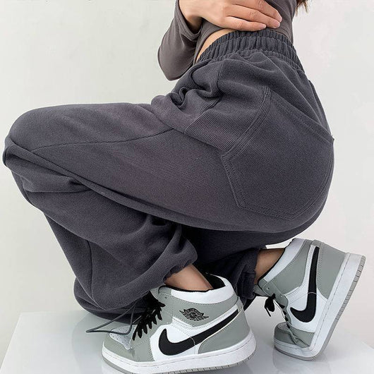 Pantalones Anchos de Cintura Alta Cómodos para Primavera y Otoño - Image 3