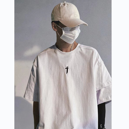 Camiseta Suelta Casual con Estampado de Viento - Manga Corta Funcional - Image 18