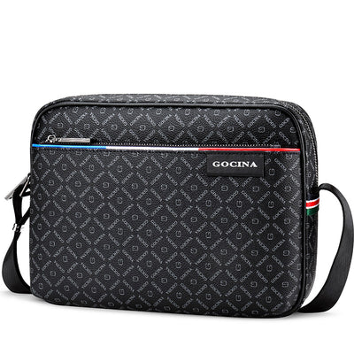 Bolsa Mensajero de Cuero para Hombre de Un Solo Hombro - Gran Capacidad - Image 13