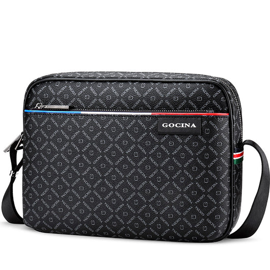 Bolsa Mensajero de Cuero para Hombre de Un Solo Hombro - Gran Capacidad - Image 13