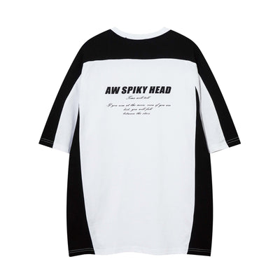 Camiseta Retro con Estampado de Letras en Colores Degradados para Hombre - Image 12
