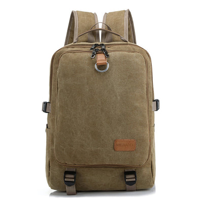 Mochila Casual Retro de Lona para Hombre - Image 13