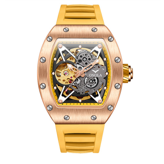 Reloj Deportivo Automático con Banda de Silicona para Hombre - Image 14