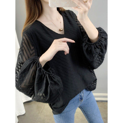 Blusa Chifón Premium Efecto Reductor y Cobertura Abdominal - Image 6