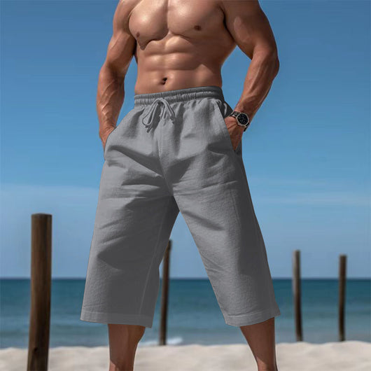 Pantalones Capri Casuales Transpirables para Hombre - Image 28