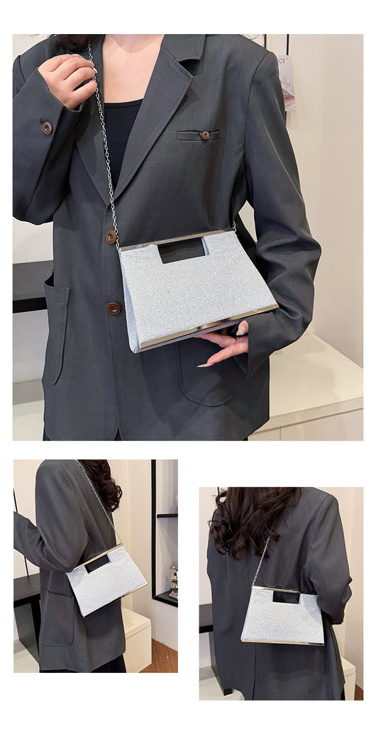 Bolso Mensajero Brillante para Mujer con Asa de Mano - Image 32