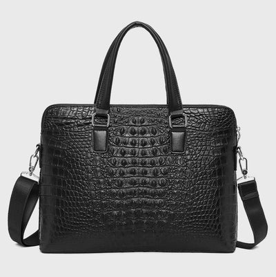 Maletín Ejecutivo para Hombre con Patrón Cocodrilo - Bolsa de Negocios y Computadora - Image 29