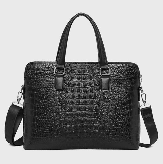 Maletín Ejecutivo para Hombre con Patrón Cocodrilo - Bolsa de Negocios y Computadora - Image 29