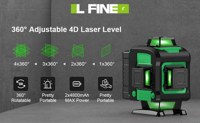 Nivel Láser Verde 16 Líneas 3D Profesional - Image 8