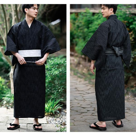 Bata Kimono Japonesa para Hombre - Comodidad de Verano