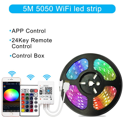 Tira LED RGB Inteligente WiFi 5050 con Control por App - Image 12