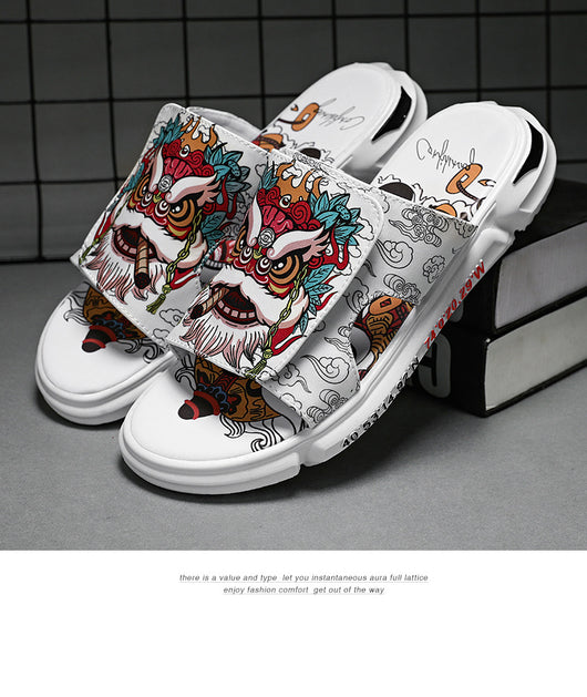 Sandalias y Pantuflas Deportivas para Hombre con Suela Gruesa - Image 18