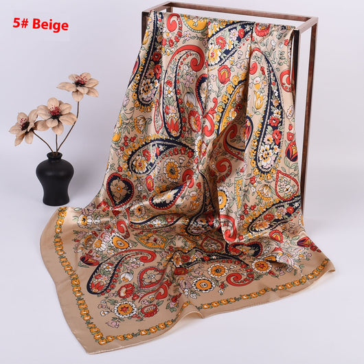 Pañuelo de Seda Estampado Anacardo Xinjiang Grande - Image 17