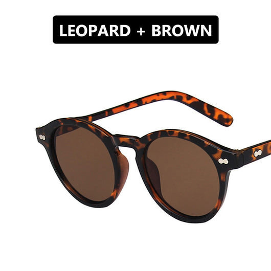 Gafas de Sol Vintage Marco Redondo Rice Tonos Océano - Image 22