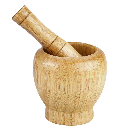 Mortero Manual de Ajo con Diseño de Madera - Herramienta de Cocina Profesional - Image 6