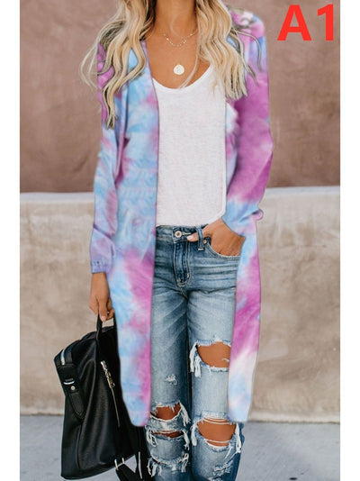 Cardigan Largo Estampado Leopardo y Serpiente para Mujer - Image 6