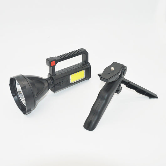 Linterna LED Camping COB con Soporte y Luz de Búsqueda
