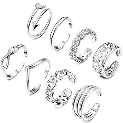 Anillos para los Pies con Encanto de Personalidad - Diseño Rosa Minimalista para Mujeres - Image 9