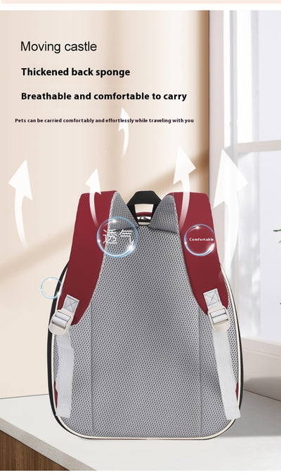 Mochila Transportín para Gatos de Tela Oxford Respirable Gran Capacidad - Image 14