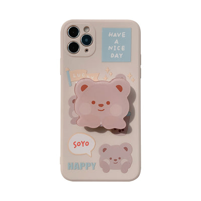 Funda Silicona Mate para Teléfono con Diseño Cartoon Adorable - Image 2