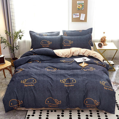 Juego de Cama Completo Algodón: Funda Nórdica, Sábanas y Almohada - Image 9
