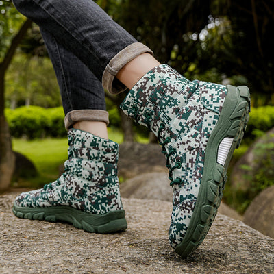 Botas de Senderismo Camuflaje Talla Grande con Forro Polar y Suela Reforzada - Image 4