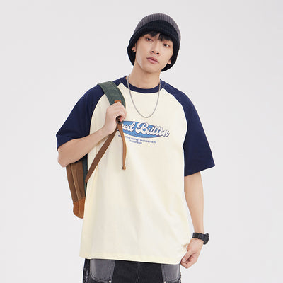 Camiseta Raglan Retro con Combinación de Colores para Hombre - Image 2