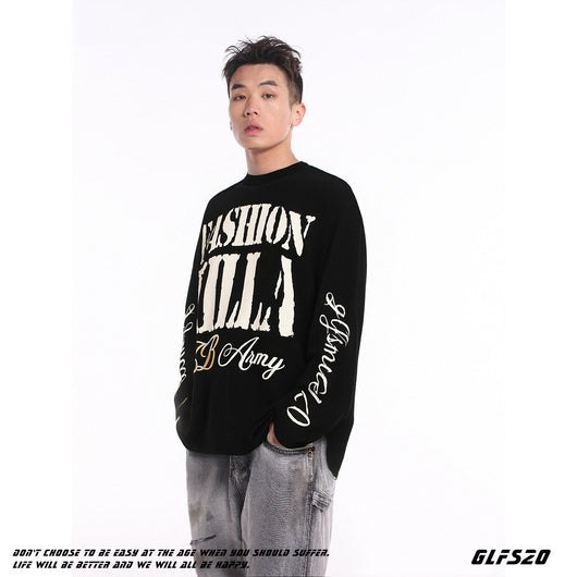 Sudadera Gótica con Capucha para Hombre - Estilo Urbano de Manga Larga - Image 3