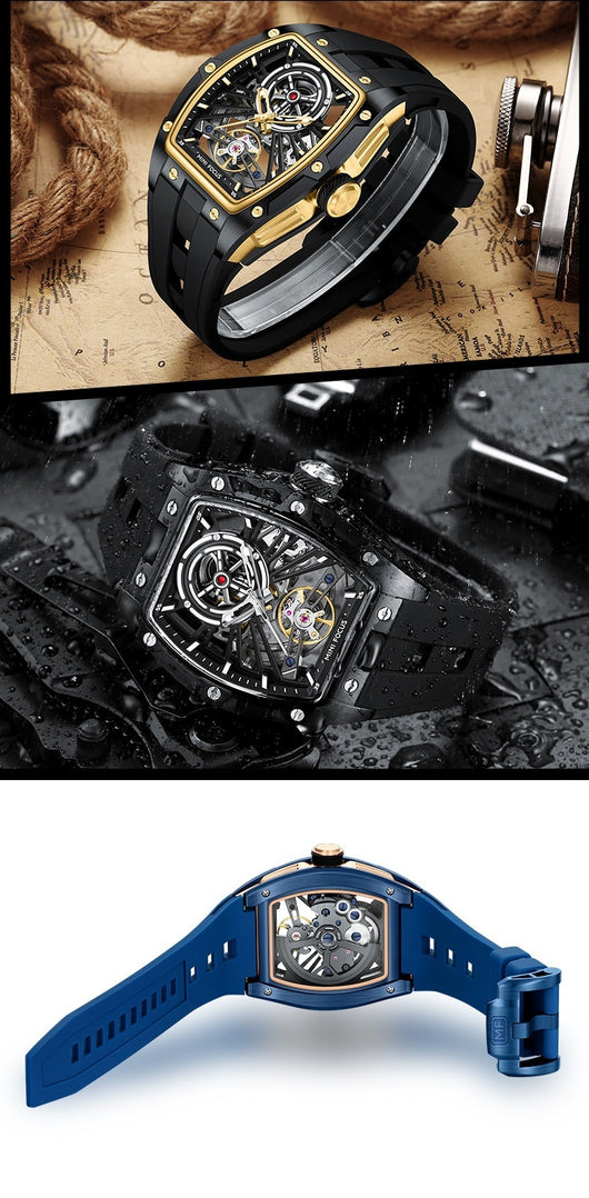 Reloj Automático de Acero Inoxidable con Caja Hueca para Hombre - Image 10