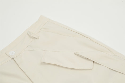 Overol Hombre Diseño de Bolsillos con Cinta y Pliegues - Image 11