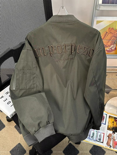 Chaqueta Bomber Oversize para Parejas - Image 7