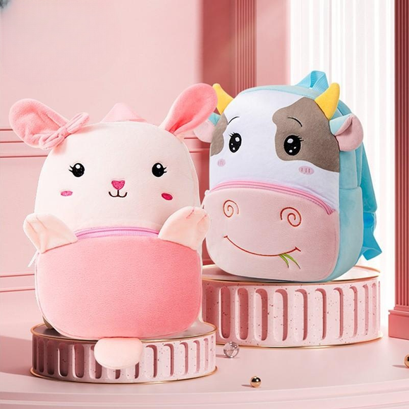 Mochila Infantil de Peluche para Guardería y Preescolar