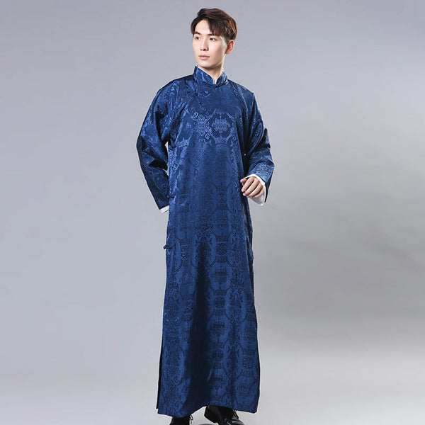 Traje Tang Tradicional Chino para Novios y Padrinos - Bata Estilo República de China