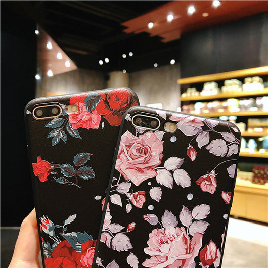 Funda para Celular con Diseño de Rosa Grabada y Flecos Pintados - Image 7