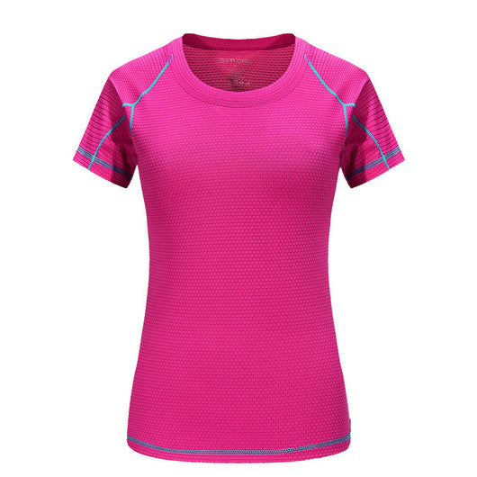 Camiseta Manga Corta de Seda para Hombre - Secado Rápido Cuello Redondo - Image 26