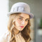 Sombrero de Fieltro de Lana para Mujer - Elegante Modelo Redondo