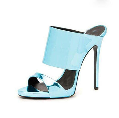 Sandalias Romanas con Tacón Fino para Mujer Talla Grande - Image 6