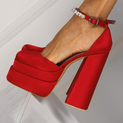 Tacones Plataforma 14cm con Brillantes Cristal - Image 24