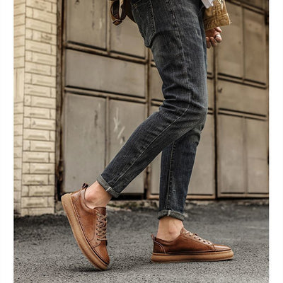 Zapatos de Cuero Británico Transpirables - Estilo Casual y Versátil - Image 14