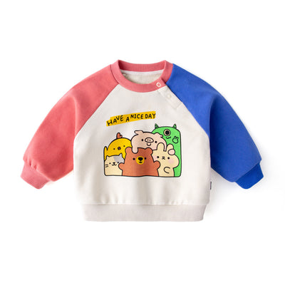 Suéter Infantil Primavera - Camisa Base de Algodón para Niños